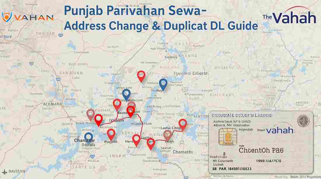 Parivahan Sewa in Punjab – online address change for DL and RC, plus fast duplicate license process via Sarathi and Vahan portals